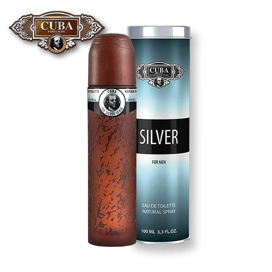 A Cuba Parfüm Silver 100ml EDT Férfi Illat