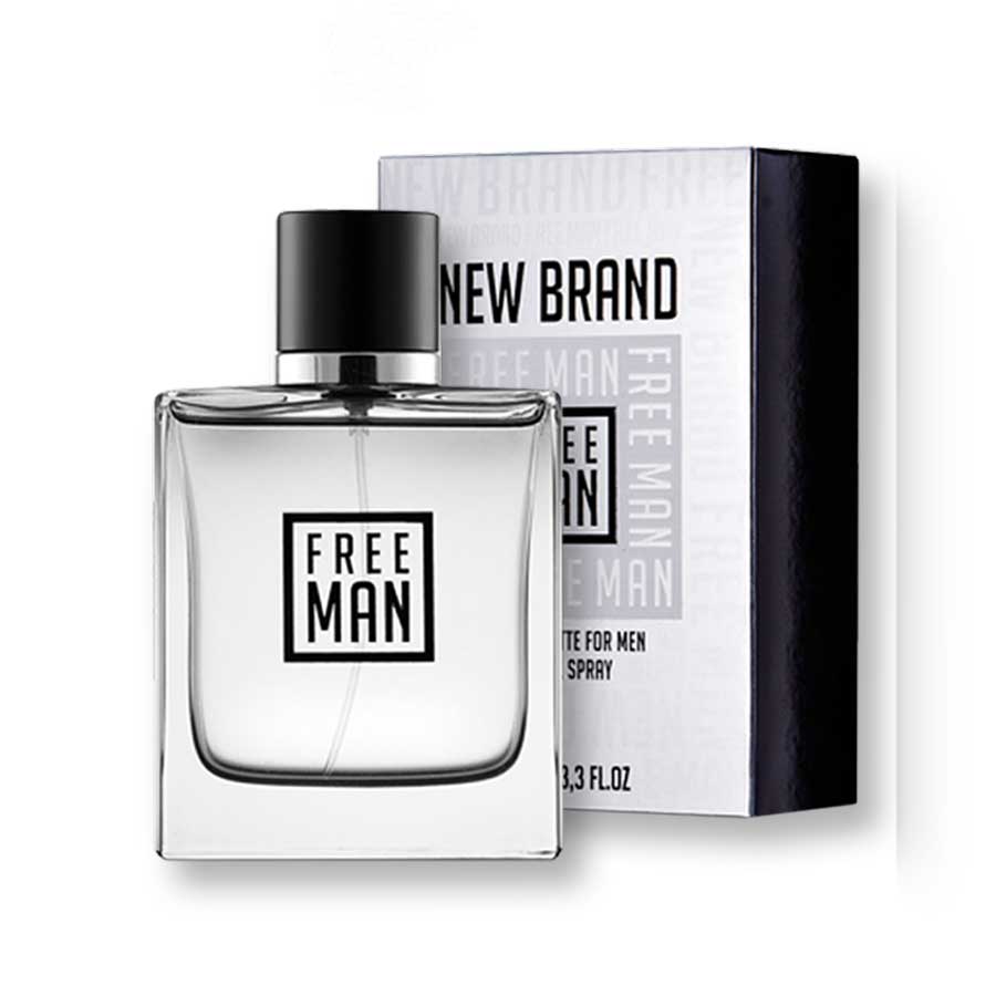 New Brand Free Man 100ml EDT Férfi illat