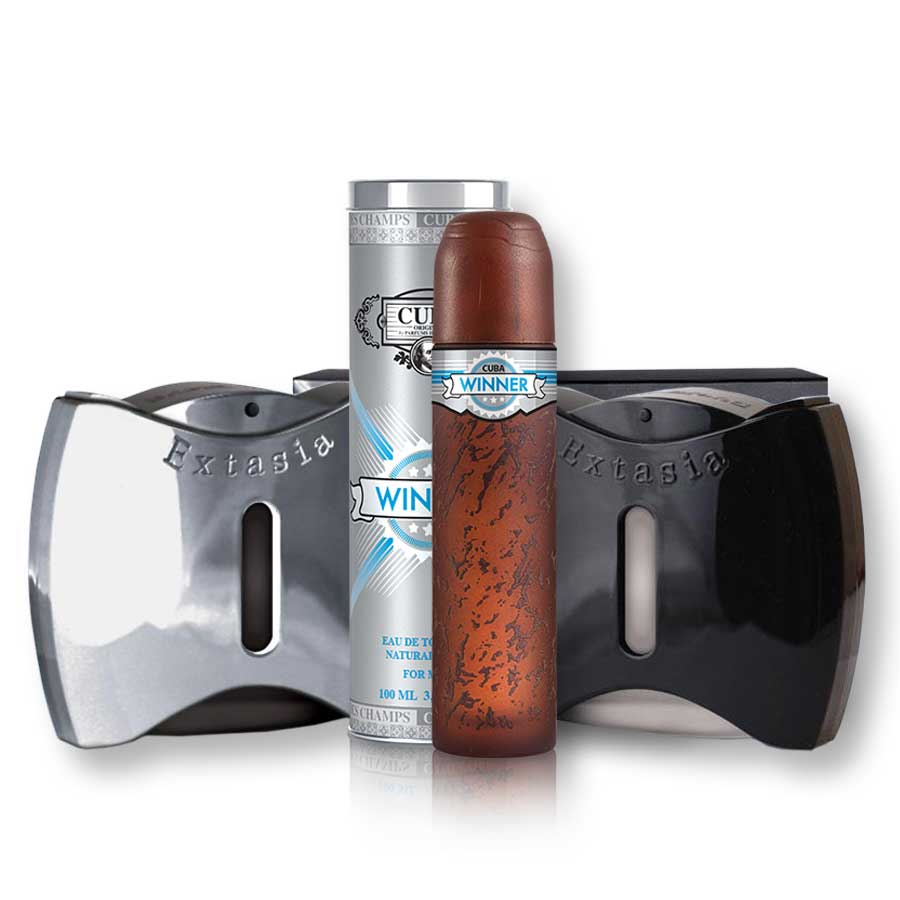 Fresh Men csomag 2 x 100ml New Brand + 100ml Cuba Winner